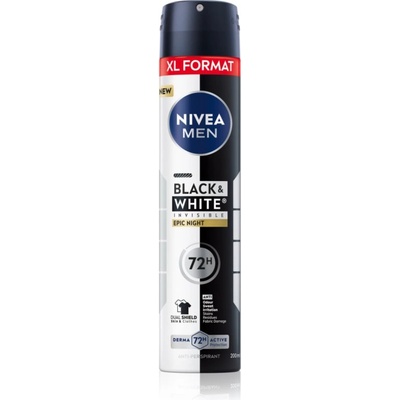 Nivea MEN Black & White Epic Night антиперспирант-спрей за мъже 200ml