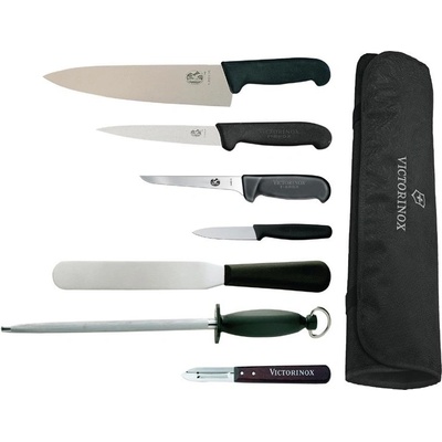 Victorinox 7dílná sada nožů s šéfkuchařským nožem 21cm s pouzdrem