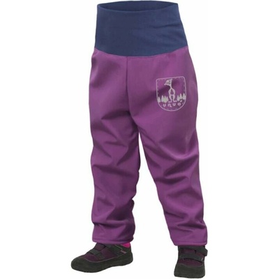 Unuo Batolecí softshellové kalhoty s fleecem Ostružinová SLIM