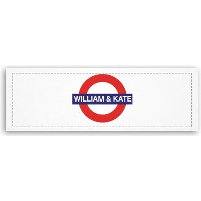 Fotoobraz 150x55 cm panorama William and Kate - Tube