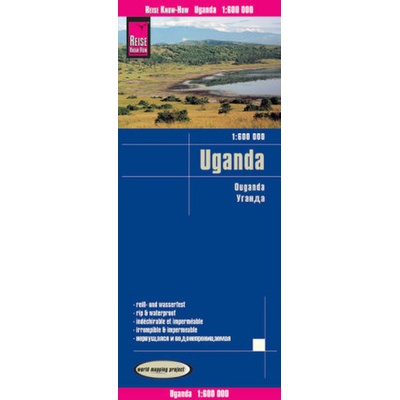 Uganda - cestovní mapa 1:600t.
