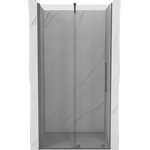 Mexen Velar плъзгащи се душ врати 100 см, прозрачни, gun metal - 871-100-000-01-95 (871-100-000-01-95)