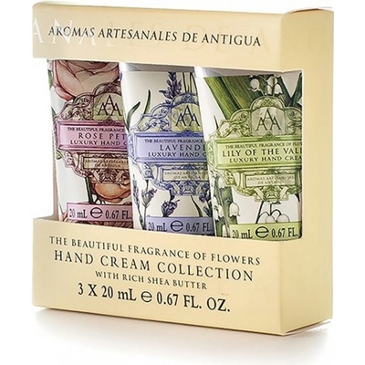 Somerset Toiletry Sada krémů na ruce Floral 3 x 20 ml dárková sada