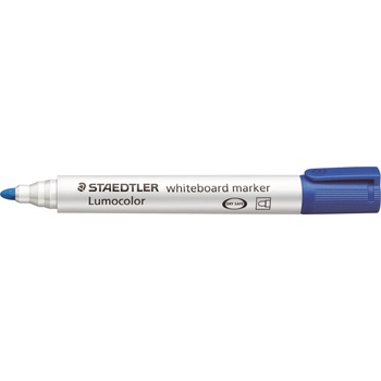 Image 1 of STAEDTLER Маркер Staedtler Lumocolor 351 за б. д. , объл, син (21126-А-СИН)