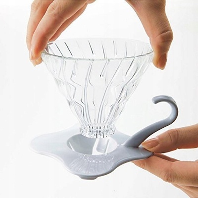 Hario Dripper V60-02 Glass White – Zboží Dáma