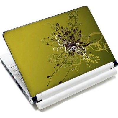 Samolepka, skin Huado na notebook 12"-15,6" Zelený rozkvet