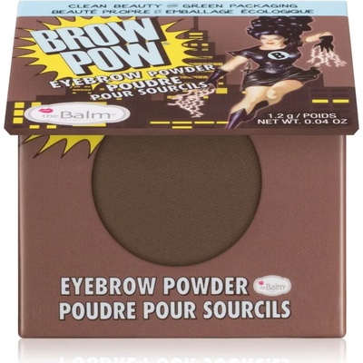 theBalm Browpow® пудра за вежди в практична магнитна опаковка цвят Dark Brown 1, 2 гр