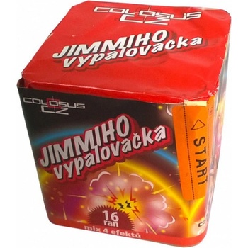 Kompaktní ohňostroj JIMMIHO VYPALOVAČKA 16 ran 19 mm