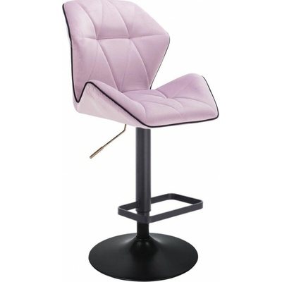 LuxuryForm Design Milano Max Velur na čiernom tanieri levanduľa