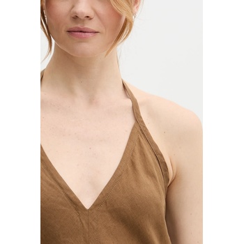 Benetton Ленена рокля United Colors of Benetton (4AGHDV0BF)