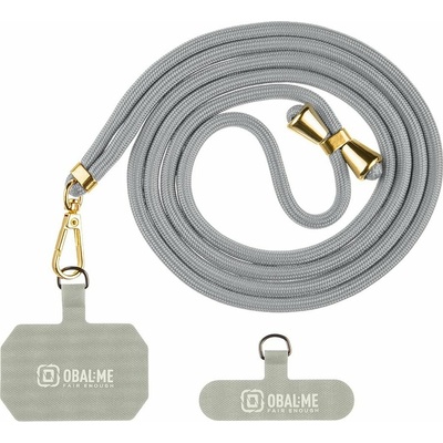 OBAL:ME NeckTag Allure Popruh na Telefon Light grey