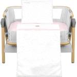 KikkaBoo Бебешки спален комплект за мини-кошара 5ч Dream Big Pink (41101050063) - salemax