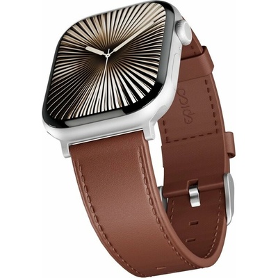 Epico Watch Strap Leather for Apple Watch SE/Series 1-9 (38/40/41 mm)/10 (42 mm) – hnedý 9918131700005
