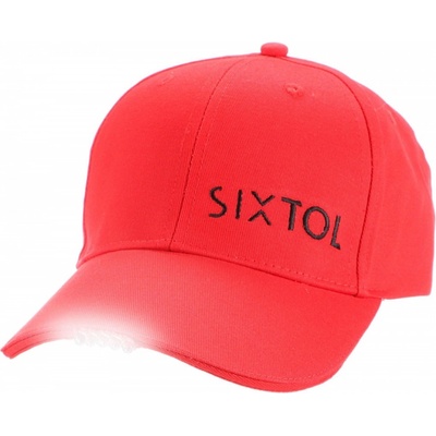 SIXTOL s LED světlem B-CAP 25lm nabíjecí USB červená