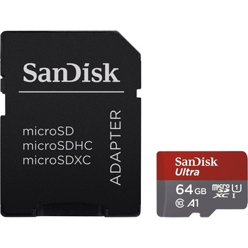 SanDisk Ultra microSDXC 64GB UHS-I U1 + adapter 139728