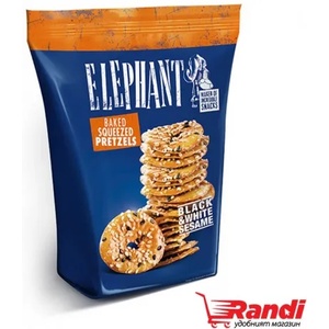  Солени дискчета Elephant сусам 80гр