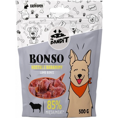VetExpert Mr.Bandit pochoutka BONSO jehněčí kosti 500 g