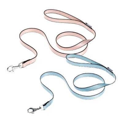 Ferplast - Club Puppy G15/120 - Повод за кучета с дължина 120 см, ширина 15 мм. син, розов