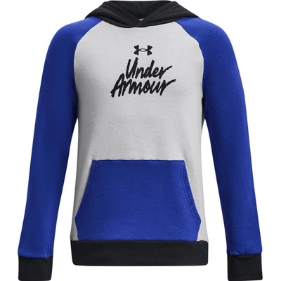 Under Armour Rival Fleece Script Colorblock 1379795-400
