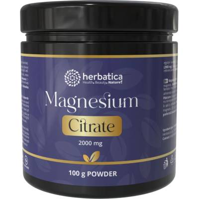 Herbatica Magnesium Citrát 100 g prášek