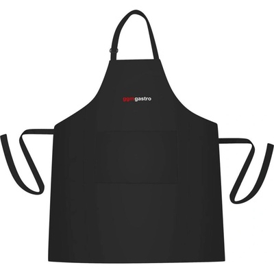G.Gastro 5 ks Bistro zástěra Černá s logem GGM Gastro D9783200