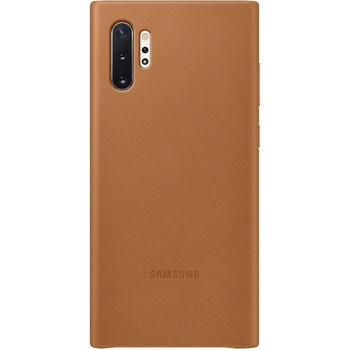 Samsung Leather Cover EF-VN975LAEGWW - оригинален кожен калъф (естествена кожа) за Samsung Note 10 Plus (кафяв)