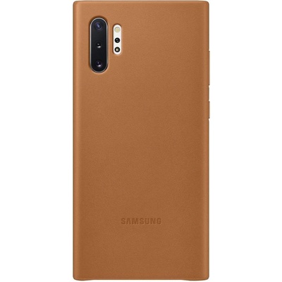 Samsung Leather Cover EF-VN975LAEGWW - оригинален кожен калъф (естествена кожа) за Samsung Note 10 Plus (кафяв)
