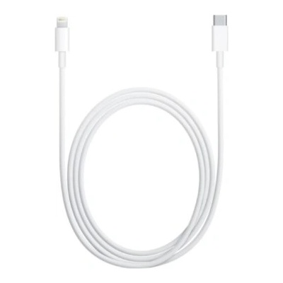 Кабел BeSmart за зареждане и данни, съвместим с Apple, USB-C към Lightning, 1 м, бял