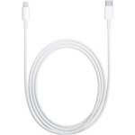  Кабел BeSmart за зареждане и данни, съвместим с Apple, USB-C към Lightning, 1 м, бял