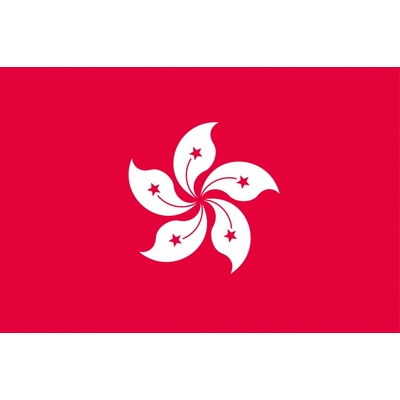 Vlajka Hong Kong tištěná venkovní Alerion