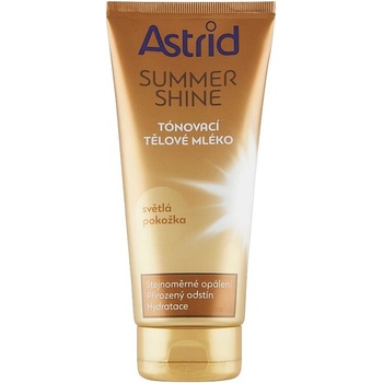 Astrid tónovací tělové mléko pro světlou pokožku Summer Shine 200 ml