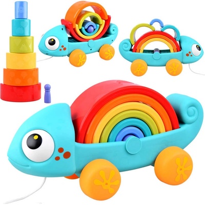 Hola Duhový chameleon montessori hračka – Zboží Dáma