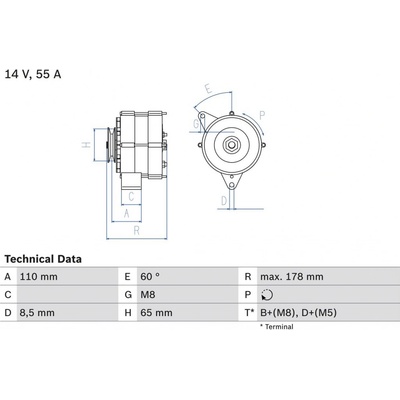 Alternátor BOSCH 0 986 034 220