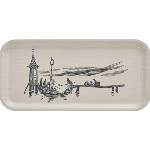 Muurla Поднос за сервиране Muurla с рисунка The Pier 13 x 27 см (2600-2713-02)