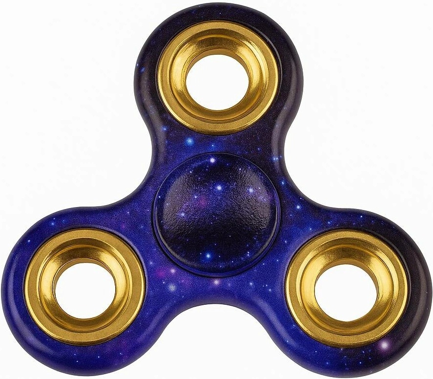 Fidget Spinner modrofialový vesmír
