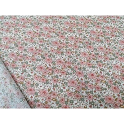 Bavlnená látka KALMIA růžová šírka 150 cm