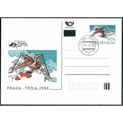 Česká pošta (2006) CDV 106 O - ČR - MS ve vodním slalomu - razítko