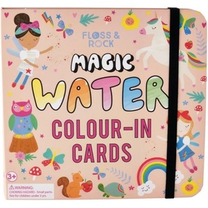 Floss and Rock Детски карти за оцветяване Floss and Rock Magic Water - Феята на дъгата (40P3604) - baby