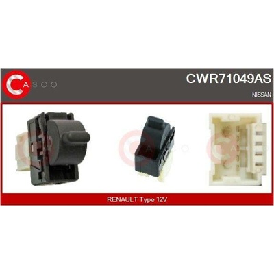 Spínač, zvedací zařízení oken CASCO CWR71049AS