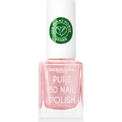 Dermacol Pure 3D Nail Polish Lak na nehty s 3D efektem 05 Rose Veil 11 ml – Sleviste.cz