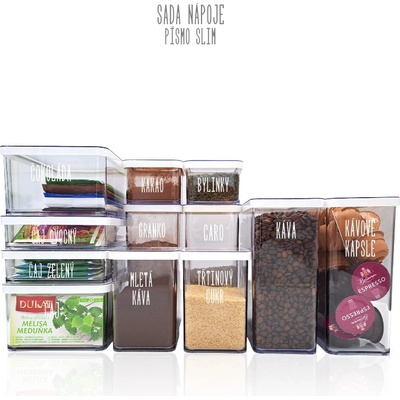 Rotho Loft Sada dóz na potraviny bílá 40 x 40 cm 12 ks – Hledejceny.cz