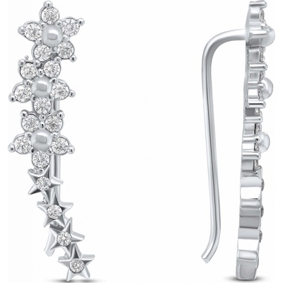 Brilio Silver náušnice EA81W