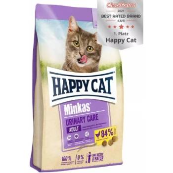 Happy Cat Minkas Urinary Care - храна за котки, намалява pН на урината, с намалено съдържание на магнезий и фосфор, с пилешко месо, 10 кг, Германия - 70375