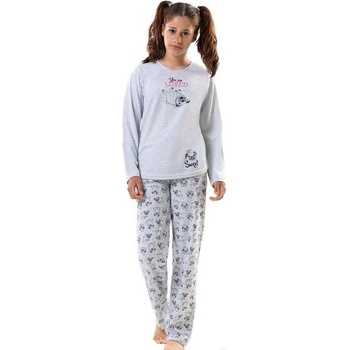 Dívčí pyžamo 1F0778 šédé