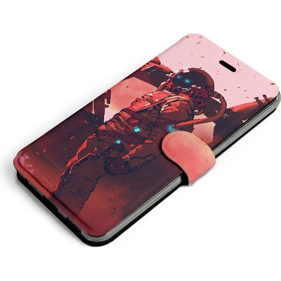 Mobiwear Flip OnePlus Nord 2T 5G MA09S Průzkumník s červeným vozítkem
