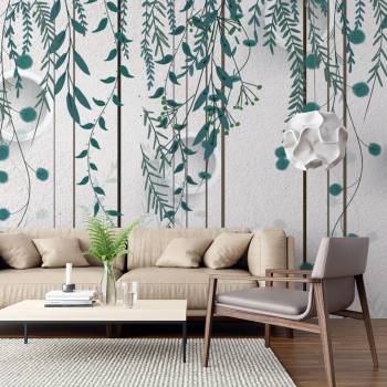 Image 1 of Art gift Фототапет Завеса от цветя