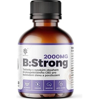 CZECHCBD B:Strong CBD tablety 2000 mg, 50 ks