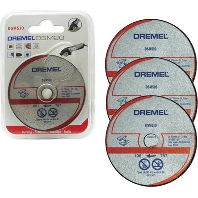 Dremel(R) Kotouč řezný na kov DSM510 bal.3ks – Zboží Dáma