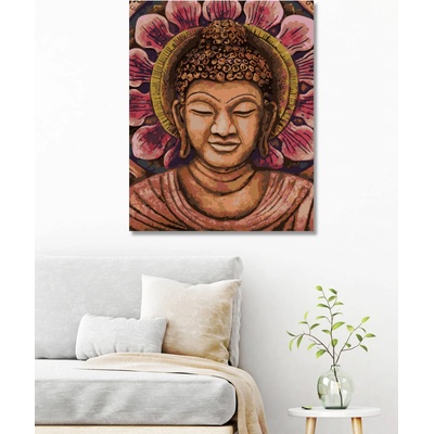 Zuty Malování podle čísel ORANŽOVÝ BUDDHA