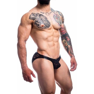 Cut4Men L4CE01 Bikini Bulge with Lace Black